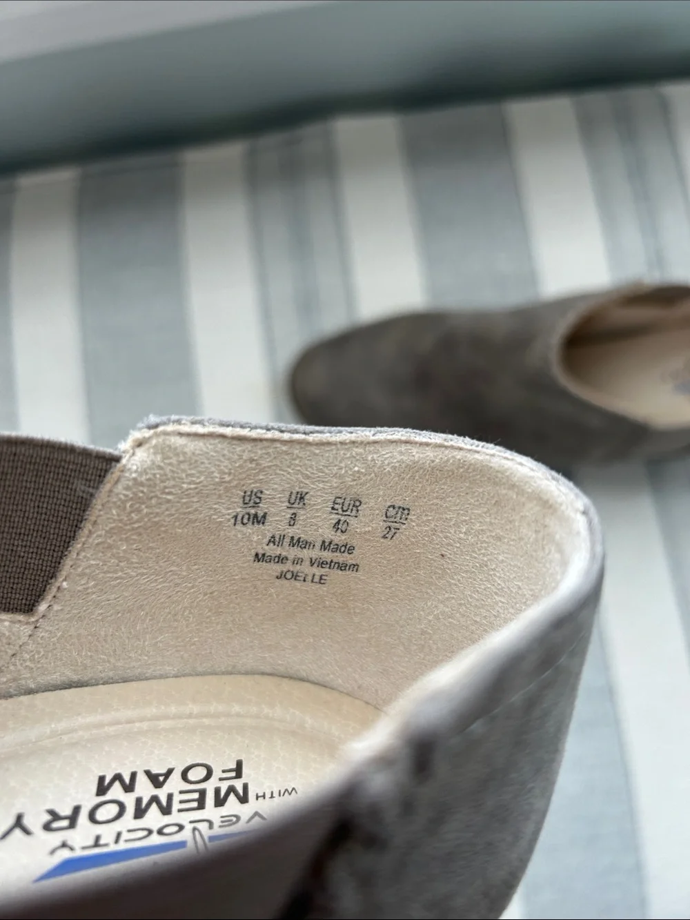 Life Stride Taupe  Ankle Booties - Slip-On Style
